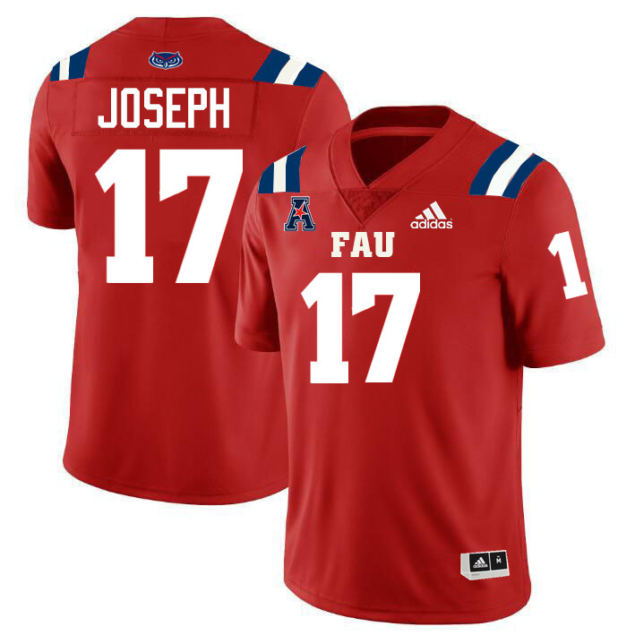 Greg Joseph FAU Jersey,Florida Atlantic Owls Football Jersey,Uniforms,Gears-Red